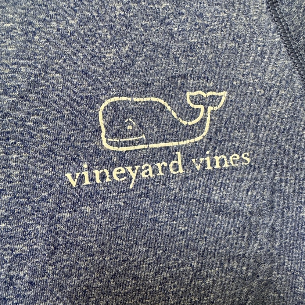 Women's Vineyard Vines Performance Long Sleeve Tee Blue XS Thumb Holes - Picture 4 of 8
